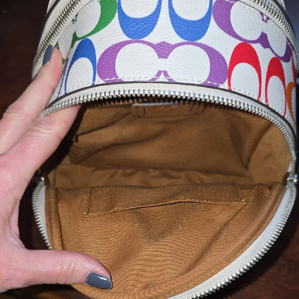 Coach Colorful Signature Backpack